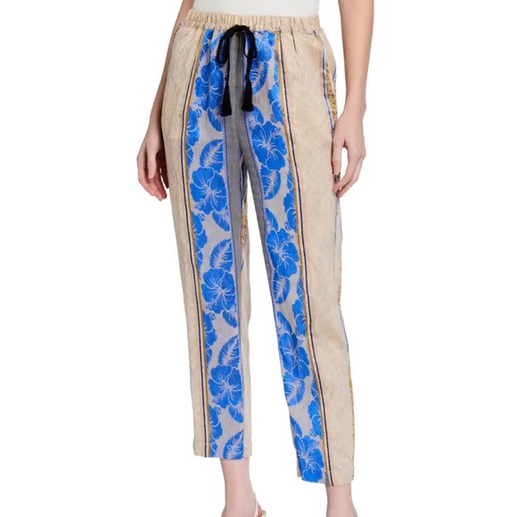 FORTE FORTE Saint Barth Jacquard Pull-On Jogger Pants - Picture 1 of 13